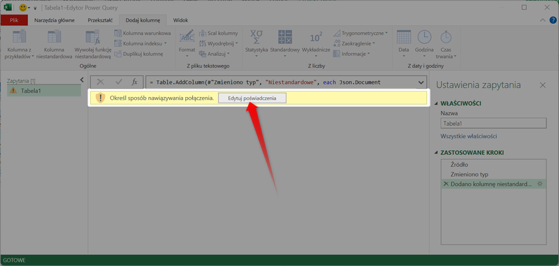 Screenshot 11 – So rufen Sie Daten über die MGBI-API mit Power Query in Microsoft Excel ab