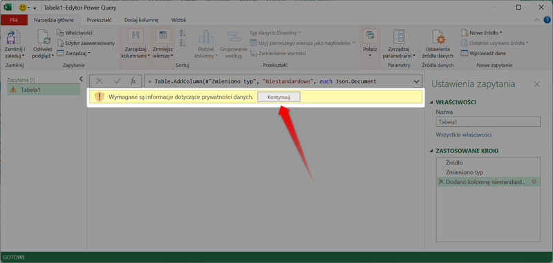Beispiel 13 – So rufen Sie Daten über die MGBI-API mit Power Query in Microsoft Excel ab