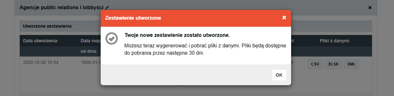 Screenshot 13 – So bestellen Sie eine Datenbank aus dem Katalog