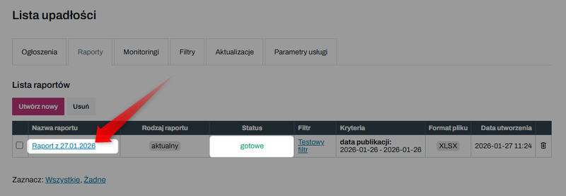 Screenshot 14 – So exportieren Sie den Inhalt von Anzeigen in eine Datei