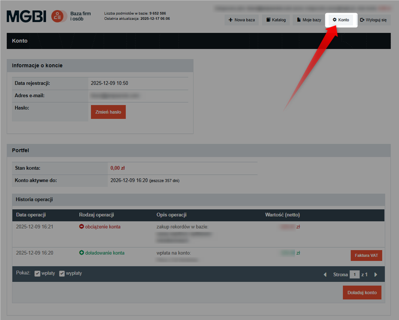 Abbildung 1 – So laden Sie Rechnungen herunter