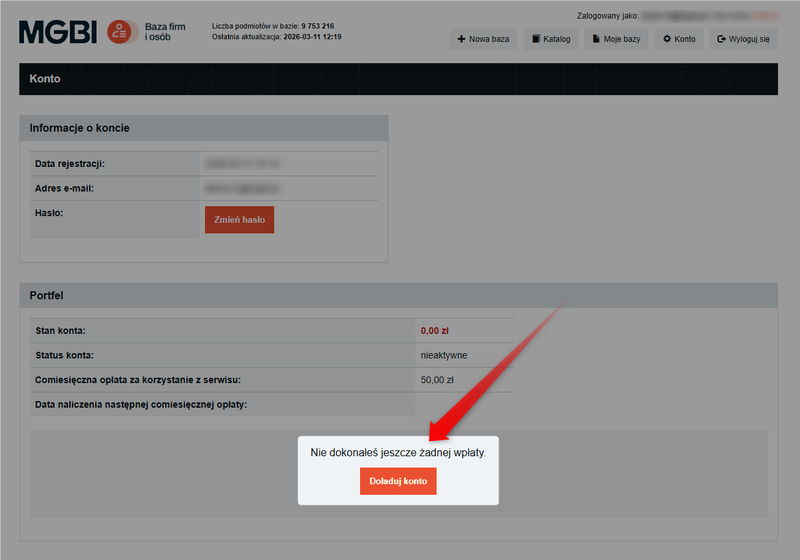 Screenshot 3 – So lädst du dein Konto auf
