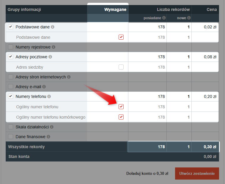 Screenshot 4 – So kaufst du Daten nach
