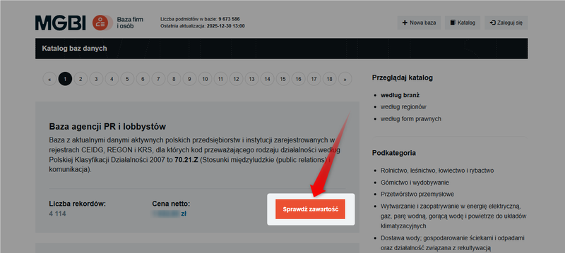 Abbildung 7 – So bestellen Sie einen Sockel aus dem Katalog